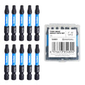toolant 10PCS T25 2" Impact Torx Bits S2 Steel Security Torx - size: T25(2"*10pcs)