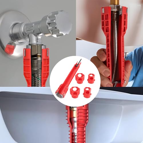 14-in-1 Multi-Functional Plumbing Wrench, Fit Common Plumbing Fixtures