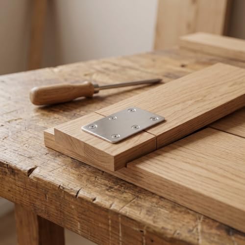 30 Packs 4x2 Inches Stainless Steel Flat Straight Brace Brackets, Mending Joining Plates, Metal Mending Plates with Screws for Furniture Repairing, 2 mm Thickness - size: 30 PCS 4x2 In