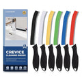 CLEANGOR Crevice Cleaning Brushes, Cleaner Scrub Brush Tool for Crevice - color: Multicolor