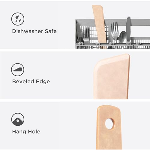 Epicurean Cool Tool - Multipurpose Spreader, Scraper, Spatula and Stirrer, Natural - color: Natural