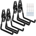 4 Pack Garage Hooks Heavy Duty, 5.1 inch Square Utility Hooks