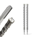 2PCS SDS Plus Rotary Hammer Drill Bits, 2pcs (3/4"*12"-19mm*310mm) - 4 Carbide Cutting Edges, Ideal for Masonry| Heavy-Duty Masonry |Hammer Drill Bits for Precision Drilling - size: 2pcs (19mm*310mm)