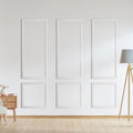 Peel and Stick Wall Molding Kit, Accent Wall Panels for Interior Wall Decor with Double-Sided Tape, 3 Set Pre-Cut PS Wainscoting Panels (54 * 24 in) - size: 54x24, style: T40-2