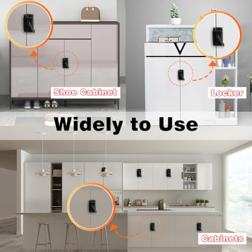 Window Sash Lock Black Security Sliding Window Locks & Sash Locks ZUONAI 2 Pack Cam Sash Locks for Double Hung Window Latch Lock Security Vinyl Window Sash Lock and Keeper Replacement Parts & Hardware - color: Black