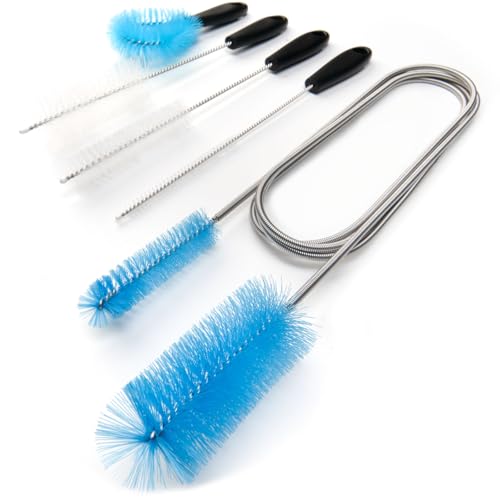 5p Dryer Vent&AC Drain Line Cleaner Brush,Multifunctional Pipe Cleaning