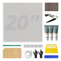 Drywall Repair Kit with 20"x20" Panel - Large Hole Patch for Walls - style: 20" Professional Kit