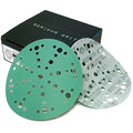 Serious Grit - 6-Inch 49-Hole P220 Grit Sanding Discs - 50 Pack Box - size: 220 Grit