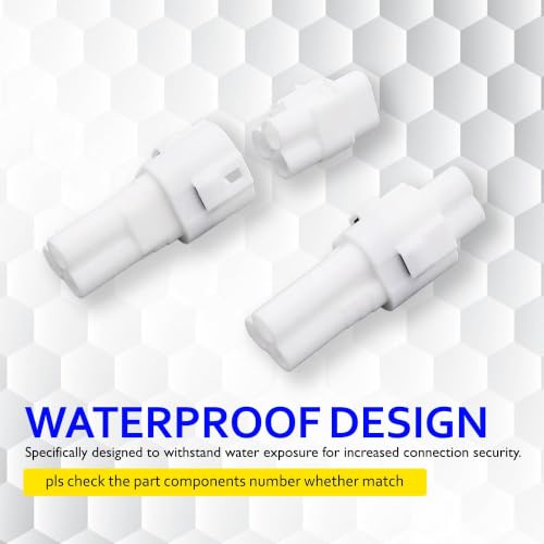2 PACK 3Pin Motorcycle Connector Kit - style: 2 PACK 3Pin
