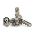 #10-24 x 1 Truss Head Machine Screws, Full Thread, 18-8 Stainless Steel, Quantity 50 - color: Silver, size: #10-24 x 1"