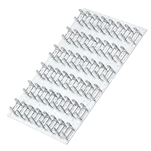 10 Pcs Truss Plates 4x6 Inch, Pronged Truss Mending Plate with Nail Teeth, Mending Plates for Wood Trusses Construction - size: 4"x6"