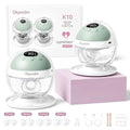 Wearable Breast Pump, OKPOIDM Hands-Free Electric, Portable, 2 Pack - color: 2 Pack