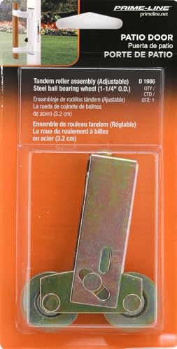 Prime-Line D 1986 1-1/4 In. Steel Ball Bearing Sliding Door Tandem Roller Assembly (Single Pack) | Tandem Assembly, Single Pack - size: 1-1/4"