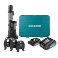 ZUPPER Compact Press Tool Kit for 1/2", 3/4", 1" Copper Pipes - style: PZ-2430 (kit with 3 VUS Copper Press Jaws 1/2", 3/4", 1")