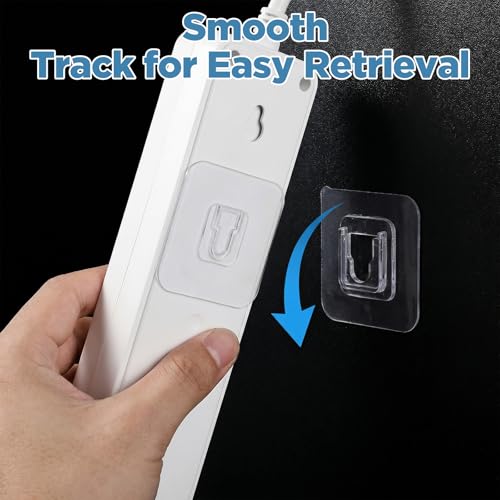 10 Pack Double Sided Adhesive Wall Hooks Wall Mounted Sticky Pads