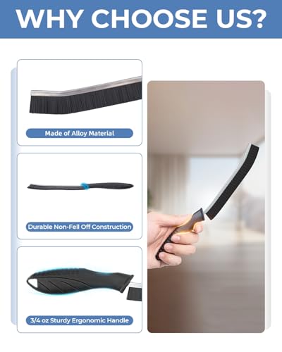 CLEANGOR Crevice Cleaning Brushes, Cleaner Scrub Brush Tool for Crevice - color: Multicolor