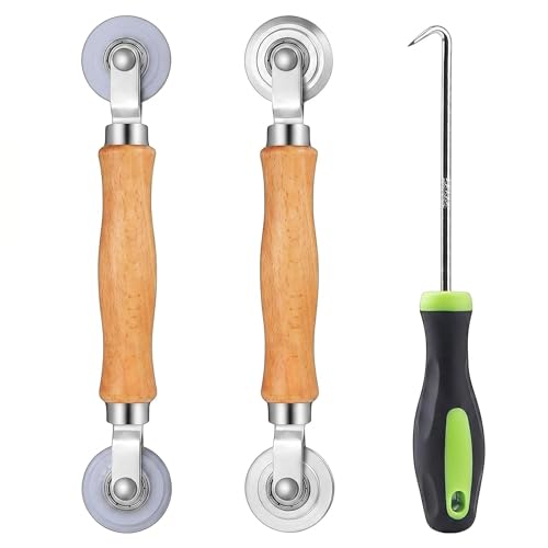 3 PCS Screen Roller Tool, Mesh Screen Repair Kit