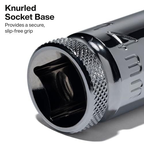 Klein Tools 65213HEXM Knurled Hex Bit Metric Socket Set, 1/4, 3/8 and 1/2-Inch Drives, Premium Cr-V Steel, Metric Sizes 2 mm to 14 mm, MODbox Case, 13-Piece - style: Metric