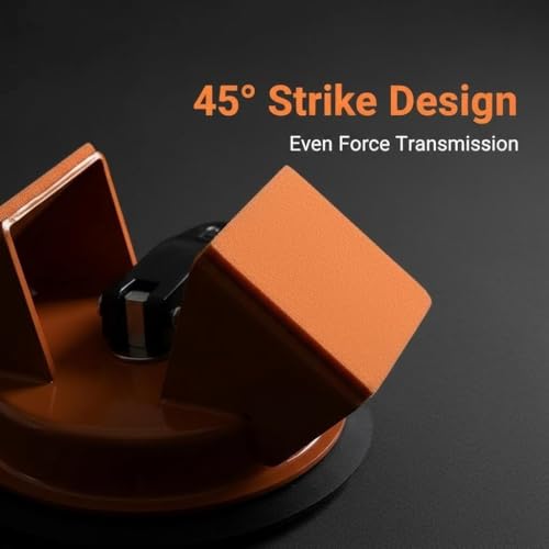 Heavy Duty 45° Floor Gap Fixer Tool | Iron Construction with Enhanced Suction Cup | Includes Slot Cutter & 5 Sticky Pads | Laminate & Vinyl Flooring Gap Repair & Installation Tool