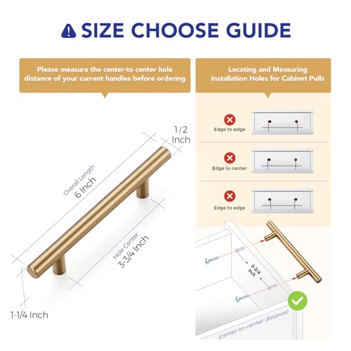 Ravinte Champagne Bronze Cabinet Handles 3-3/4 Inch Hole Center 30 Pack - color: Champagne Bronze, size: 3-3/4 Inch Hole Center