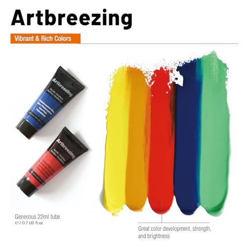 48 Colors Professional Acrylic Paint Set, Artist Paint Supplies - color: 48 Colors