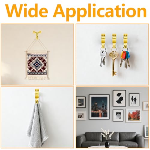 126Pcs Picture Hanging Kit, Picture Hangers Assorted Kit with Heavy Duty Picture Hanging Hooks/Hardware Nails/Sawtooth/Wire/D Rings/Level, Metal Picture Wall Hooks for Frame Canvas Mounting