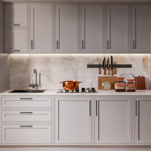JOY DECOR Matte Black Cabinet Pulls Slim Square Handles, 3 Inch, 10 Pack - size: 3 Inch Hole Center