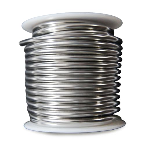 AIM Lead-Free Plumbing Solder, Silver Bearing, 0.125inch dia, 1 Lb Spool - size: 1lb-454g (3mm-0.125inch)