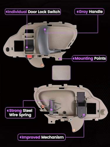 Upgraded Interior Door Handle w/Bezel Kit for Chevy GMC