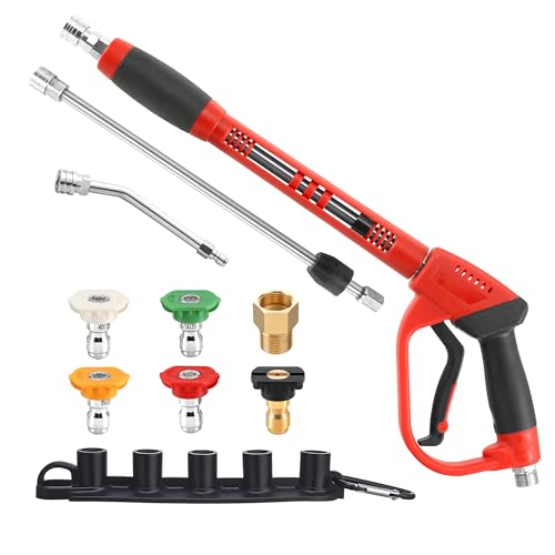 Tool Daily Pressure Washer Gun with Replacement Wand Extension, 47 Inch - size: 47inch