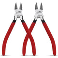 Wire Cutters 2 PACK, 6 inch, Side Cutters, Flush Cut Pliers - color: 2 Pack