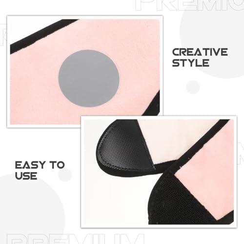 Angoily Ear Warmer Headband, Sleep Mask, 2 in 1 Eye Mask and Soundproof Sleep Earmuff Noise Reduction Sleeping Ear Wraps Ear Protection Cover for Men Women Ear Mask Pink Sleeping Earmuffs - color: Pink