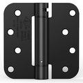 1 Pack 4 Inch Self Closing Door Hinge, Gloss Black - size: 4" (1 Pack)