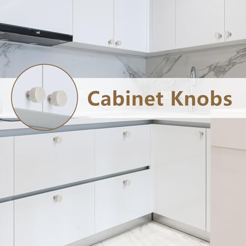 4 Pack Brushed Nickel Cabinet Knobs Dresser Kitchen Drawer Knobs - color: Brushed Nickel, size: 4 Pack