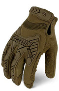 Ironclad Command Tactical Impact, Touch Screen Gloves, TPR Impact Protection, TAA Compliant (1 Pair) IEXT-ICOY-02-S - color: Coyote, size: Medium