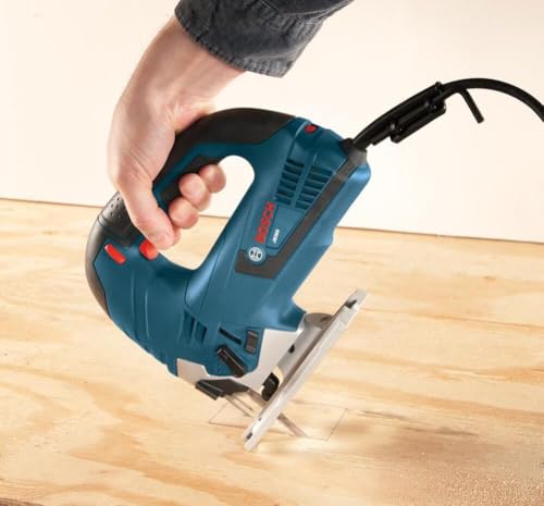 BOSCH JS365 120V 6.5 Amp Top-Handle Jigsaw Kit Variable Speed, 45 Degree Bevel Cuts, Up to 3,000 SPM