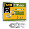 500PCS M6 Flat Washers, 304 Stainless Steel 18-8, 6.4mm ID x 11.57mm OD Hardware Washers for Screws Bolts - color: Silver, size: Metric M6