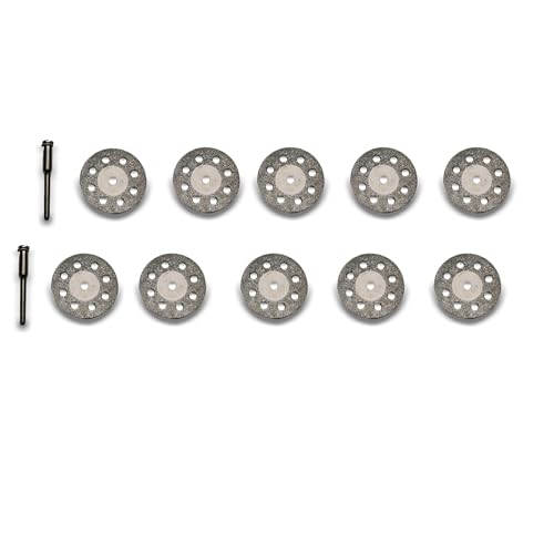 TMAX 10p 1-1/8" Breath Diamond Cutoff Wheel Saw Disc for Dremel Rotary Tool - size: 1-1/8" Breath, style: Breath
