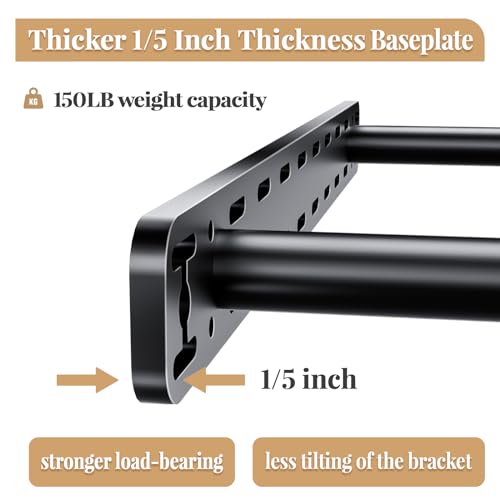 2pcs Floating Shelf Hardware Heavy Duty Hidden Shelf Brackets Support,Wall Mounting Invisible Floating Shelves Bracket with Jig (34" x 8" x 1.5" with Tools) - size: 34" x 8" x 1.5"