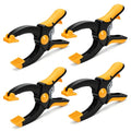 6" Ratchet Clamps Quick Release Set, Adjustable Spring Clamp for Wood,4Pcs