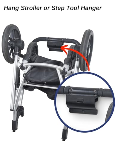 Ladder Hook - Black Heavy Duty Garage Wall Hanger - Utility Tool Storage - color: Black, size: Single Hook