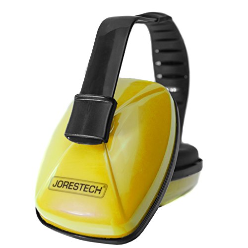 JORESTECH Safety Earmuffs Yellow Hearing and Ear Sound Suppression Adjustable Headband Lightweight Protection for Construction Sleeping Studying NRR 23dB EM-503 - color: Yellow