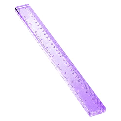 OfficeGoods 3-Piece Acrylic Desk Set, Purple with Silver Metal - color: Purple