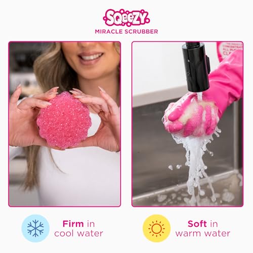 Stardrops The Pink Stuff Miracle Cleaning Paste & Sqeezy Scrubber Kit - size: 8.8 Ounce (Pack of 2)