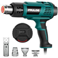 Heat Gun - PRULDE Dual Protection Fuses 1500W Heavy Duty Fast Heat Hot Air Gun with 122℉ to 1202℉ Dual-Temperature Settings and 4 Nozzles with Overheat Protection for Crafts, Vinyl Wrap, Shrink Tubing