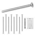 304 Stainless Steel Machine Screws,30pcs #6-32x2 Extra Long Outlet Screws Machine Long Electrical Outlet Screws Device Mounting Electrical Extender for Fix Wonky - size: #6-32x2"