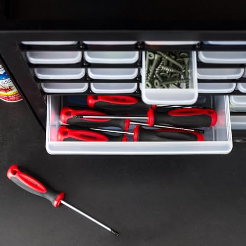 IRIS USA 36-Drawer Storage Cabinet, Garage Tool Screws, Made in USA, Black - color: Black, size: 36 Drawer
