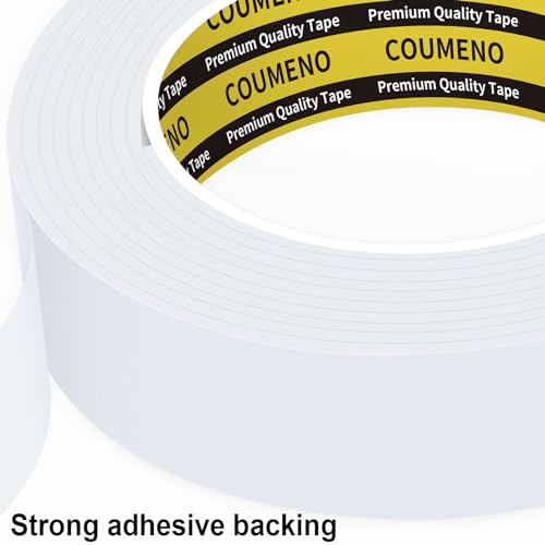 White Foam Tape Weather Stripping Sealing Sponge,1.18in x 9.84FT, - color: White, size: 1.18in x 9.84FT,