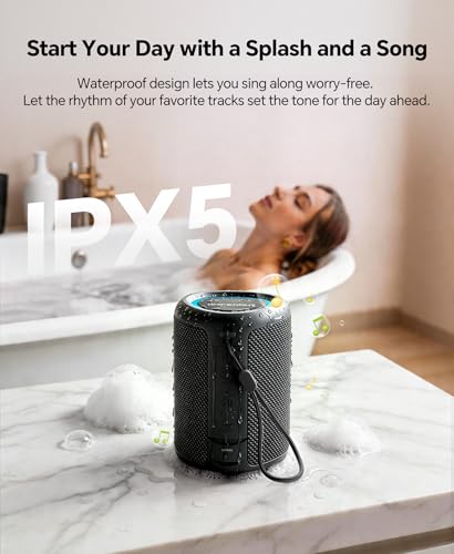Portable Bluetooth Speaker Beach Essentials: IPX5 Waterproof for Outdoor - color: Black