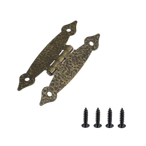 T Tulead H-Shape Cabinet Hinges Bronze Door Hinge 3.5"×1.46", 20PCS - color: Bronze-20pcs